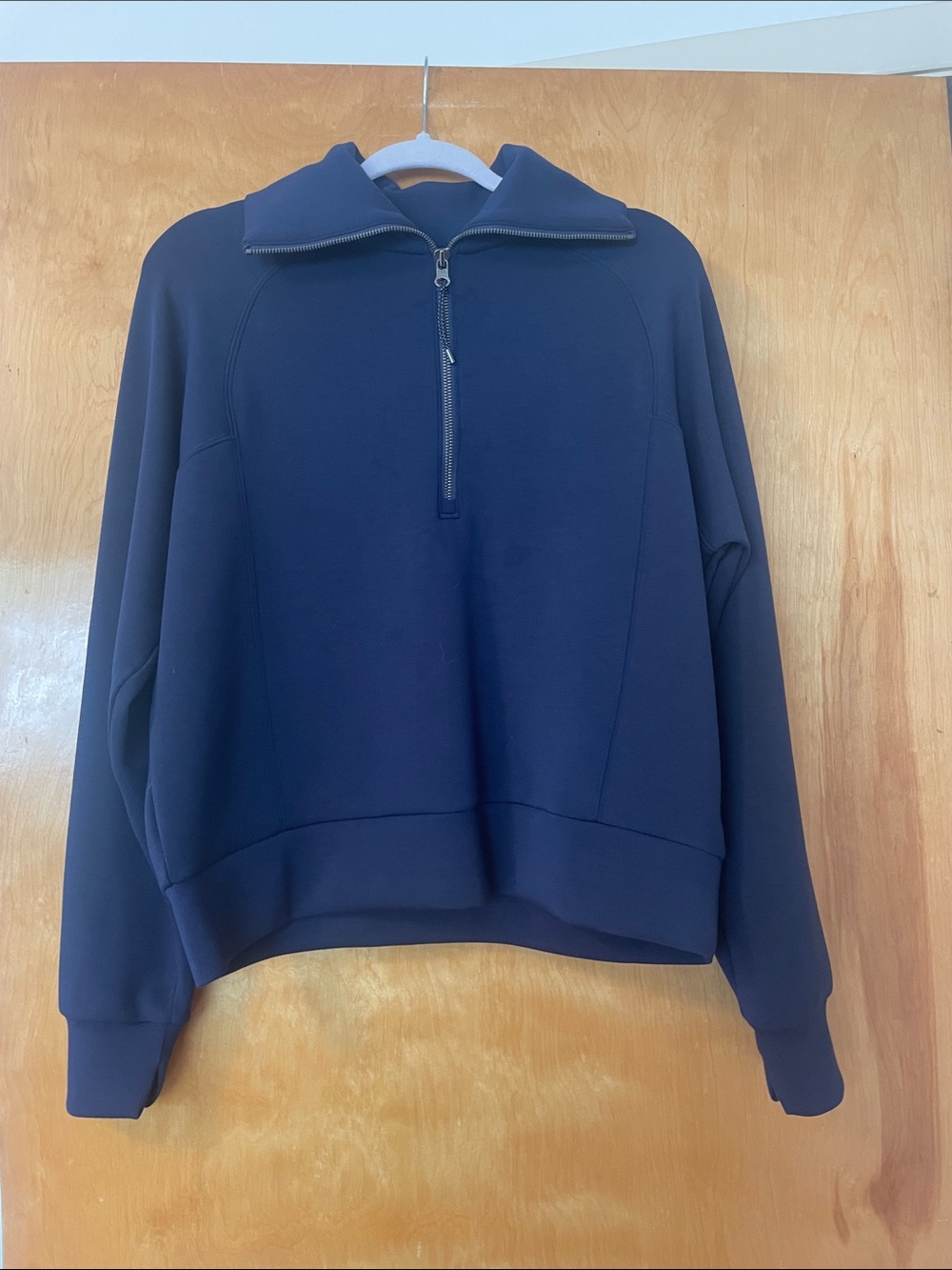 Spanx Timeless Navy Half Zip